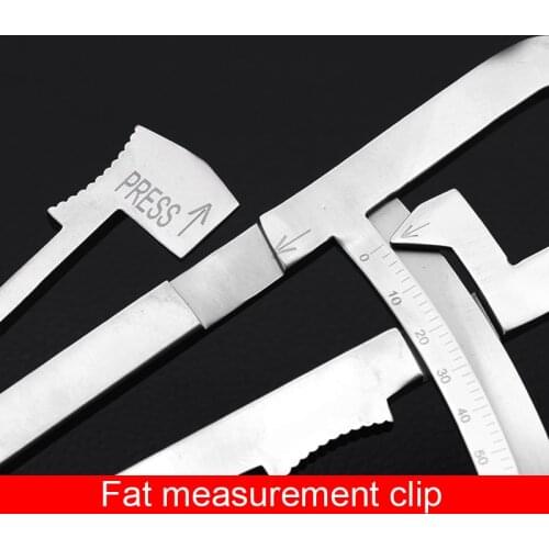 Makeup tools Beauty Skin fat caliper skin fold thickness gauge body fat measuring instrument sebum clamp