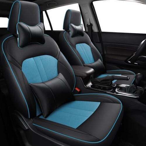Leather car seat cover For toyota avensis t25 corolla e150 camry 40 wish rav4 aygo land cruiser 100 hilux chr auris accessories
