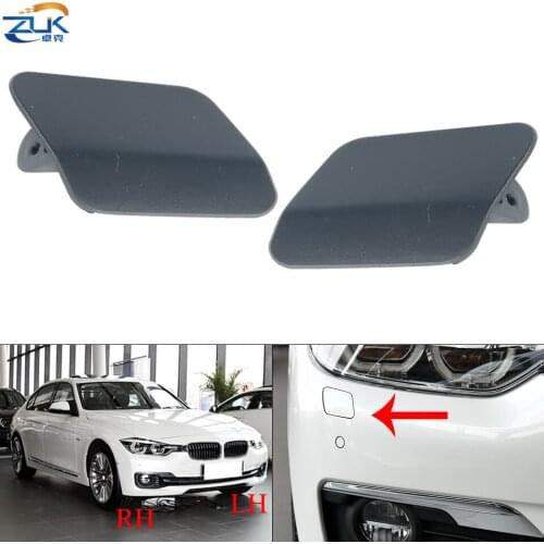 ZUK Headlight Washer Nozzle Cover Spray Case Cap For BMW 3 Series Luxury Line Long Wheelbase 2016-2018 F35 LCI Water Spayer Lid