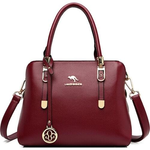 Fashion High Quality Hand Bags High Quality Leather Shoulder Bags for Women Large Capacity Ladies Crossbody Bag Branded Handbags