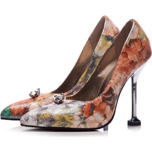 NASBAVI Leather Pumps