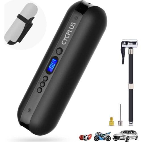 CYCPLUS A2 150 PSI Bicycle Pump With Pressure Gauge Bicycle Accessories For Car And Bike Air Inflator