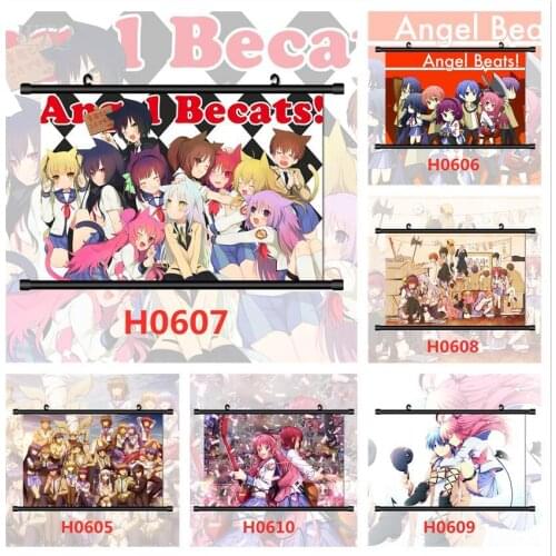 Angel Beats Yui Yuri Kanade HD Print Wall Poster Anime Posters Canvas Painting Wall Decor Poster Wall Art Picture Home Decor