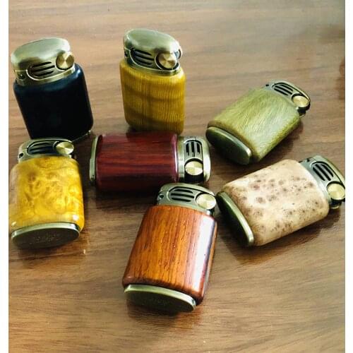 New Zorro wooden case original genuine kerosene lighter smoking gift cigarette set business