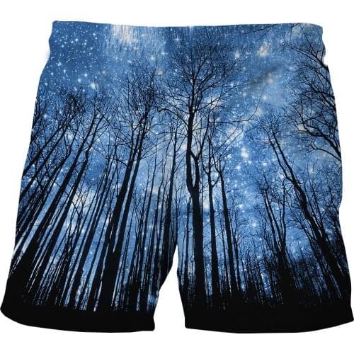 3D Galaxy Shorts Kids Fashion Harajuku Shorts Cool Beach Pants For Summer Boys Quick-dry pants Fun Clothes For Teens Trunks
