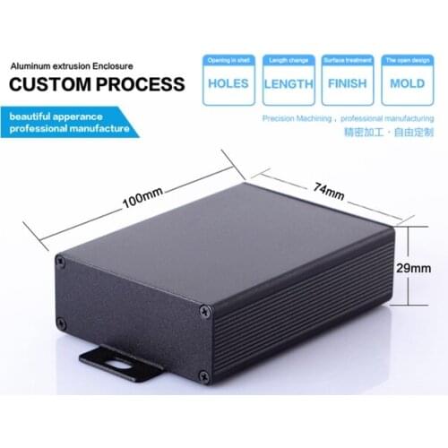 YGK-010-3 74*29*120/2.9''x1.14''x3.15''(wxhxl)mm Aluminum high quality electronic enclosure