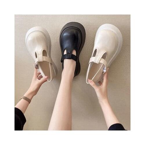 Womens Loafers Shoes Female Footwear Oxfords Womens Round Toe Slip-on Casual Sneaker Clogs Platform All-Match Dress Leather