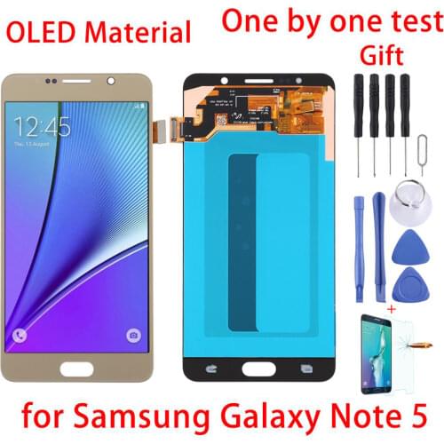 Original N920I N920G N920G/DS N920T N920A LCD For Samsung Galaxy Note 5 LCD Display Touch Screen with Frame Digitizer Assembly