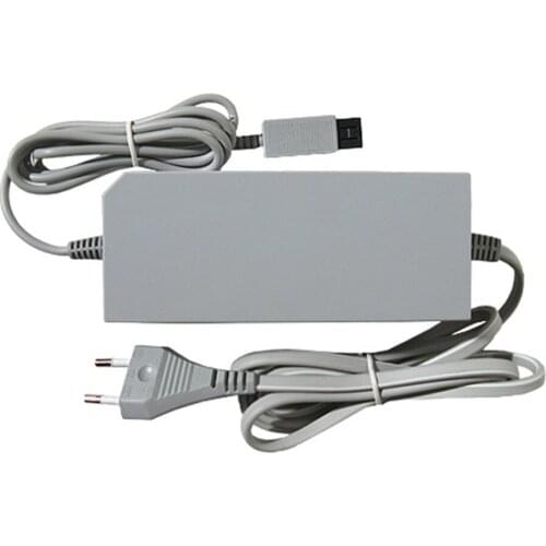 100PCS a lot EU Plug AC Power Adaptor For Wii for Nintendo Wii Gamepad Controller joypad