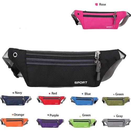 2020 Running Waist Storage Bag Fashion Chest Pack Outdoor Sports Crossbody Bag Casual Travel Bum Belt Bike Cycling Bag Men Women