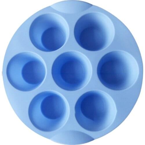 7 Cup Mini Silicone Cupcake Mold Muffin Cupcake Silicone Mold for Pudding Mousse