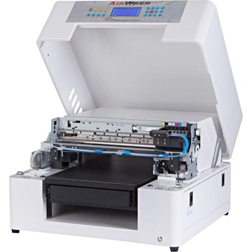 A3 Size 6 Color Metal Inkjet Printer Eco Solvent Flatbed Printing Machine with Free RIP Software