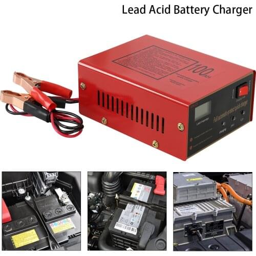 12V/24V Car Battery Charger Automatic LED Charger Pulse Repair Type battery charger for Lead Acid Lithium Battery EU Plug