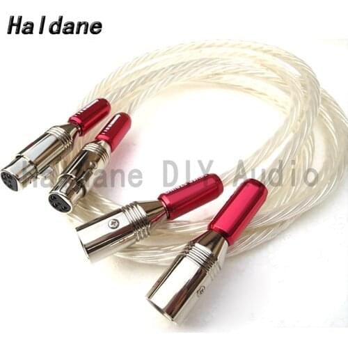 Haldane Pair HIFI Nordost Odin XLR Balanced Cable Amplifier CD DVD player Speaker Interconnect Cable with PAILICCS 3pin XLR plug