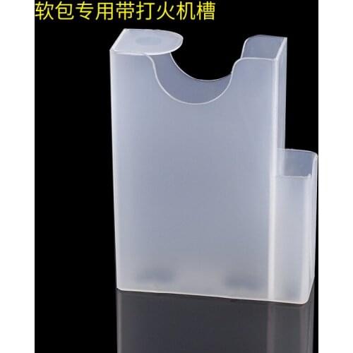 New plastic Whole Soft Package Hard package Transparent Smoke Cigarette Case Storage Box Holding 20 Sticks Package