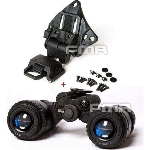 FMA Tactical Airsoft AN/PVS-15 NVG Model + Wilcox L4G19 NVG Helmet Mount Metal