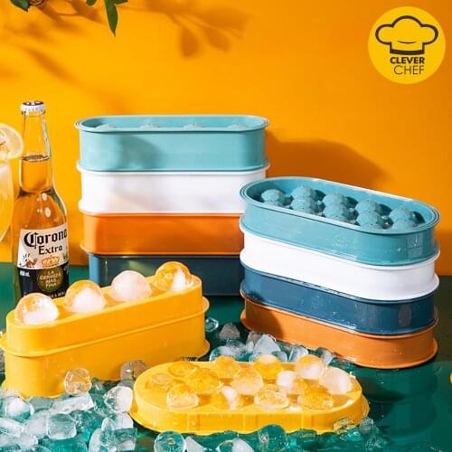 4/13 Grids IceCube Maker Mold Large Ice Ball Sphere Mould Kitchen Tool Silicone Ice Cream Tools Whiskey Ice Grid Round Homemade
