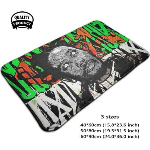 Dirty Graffiti Green And Purple Soft Foot Pad Room Goods Rug Carpet Odb Ol Dirty Bastard Oldirtybastard Hip Hop 90S 80S Classic