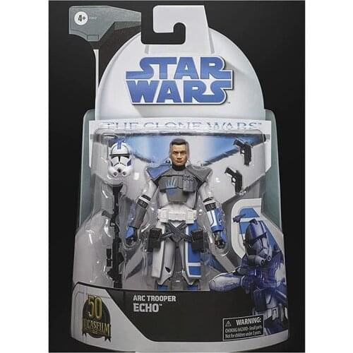 Hasbro Star Wars ARC Trooper Echo The Clone Wars Toy 6-Inch-Scale Collectible Action Figure with Accessories Toys for Kids