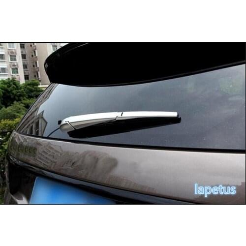 Lapetus Rear Window Windscreen Wiper Decoration Frame Trim 3 Pcs Fit For Land Rover Discovery Sport 2015 2016 2017 2018 2019 ABS