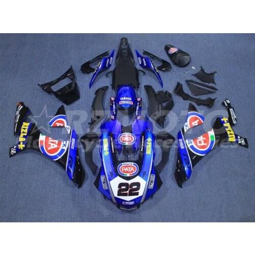 Injection Mold New ABS whole Motorcycle Fairings Kit fit for YZF-R1 2015 2016 15 16 17 18 19 r1 Custom Free PATA