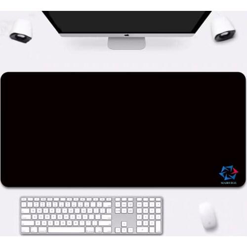 Mairuige All Black Computer Mouse Pad Gaming Mouse Pad Large Mouse Pad Gamer XXL Mouse Pad Computer Desk Pad Keyboard Pad CSGO