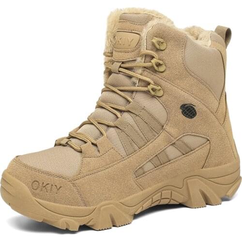 Men Winter Boots Warm Waterproof Sneakers 2021 Outdoor Activities Fishing Snow Work Boots Men Hiking Shoes