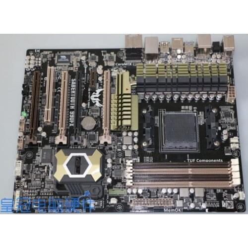 Original motherboard for ASUS SABERTOOTH 990FX DDR3 Socket AM3+ USB2.0 USB3.0 32GB 990FX Desktop motherboard