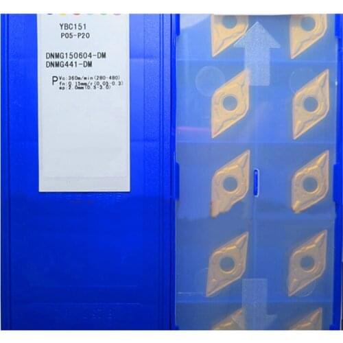 Original Lathe Tool DNMG110408-DM DNMG150604-DM DNMG150608-DM YBC151 DNMG 110408 150604 150608 Carbide Insert process Steel