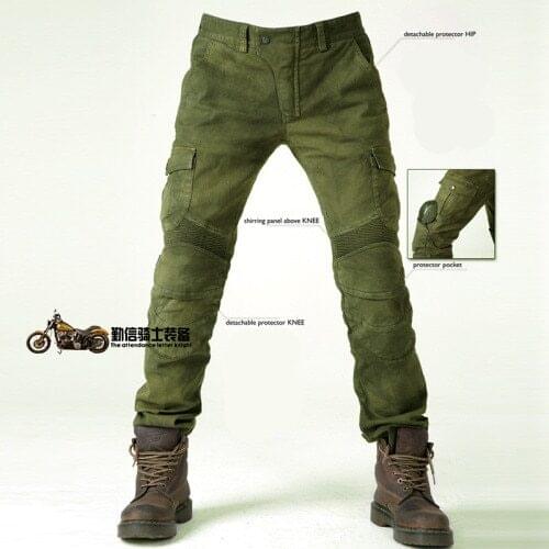 KOMINE trousers loose jeans casual running version, three colors optional, with protection