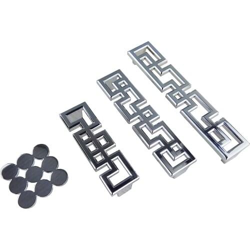 Modern Art Chrome Furniture Hardware Handle Kitchen Cabinets Drawer Knob Wardrobe Cupboard Sliding Door Dresser Push Pull Handle