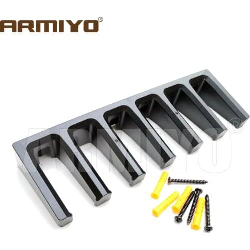 Armiyo Tactical Solid ABS 6X Standard Wall Mount ar 15 Family Magazine Rack For m4 Hunting Accessories