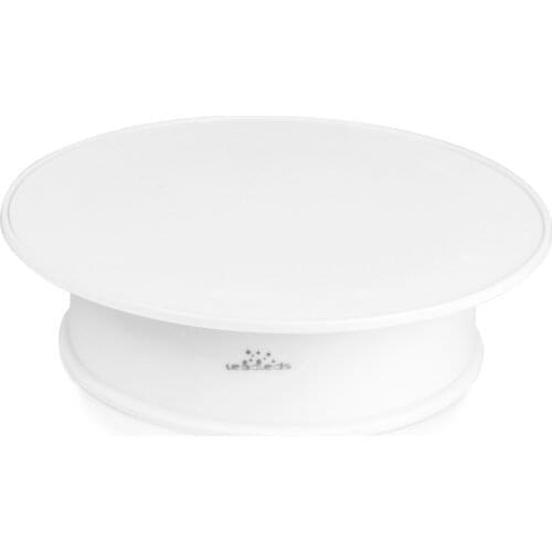 2pcs/lot white battery power Rotating Display Stand Rotary Turn Table Plate