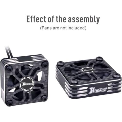 Rocket Protective Guard 30x30mm 40x40mm Carbon Fiber & M3* 4pcs Screws / Electric RC MOTOR Fan Protection Cover