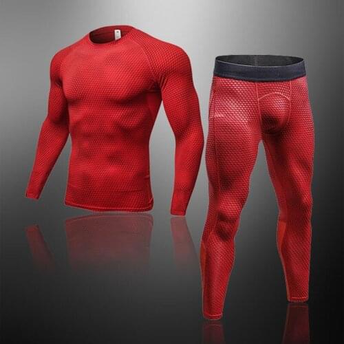 Run Sports Compression Underwear Winter Tracksuit Men T-Shirt Fitness Leggings Hot Selling Rash Guard Mens Jogging Suit 3xl