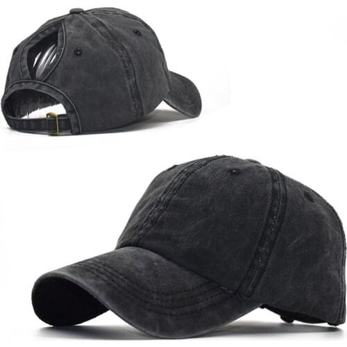 2020 Women Ponytail Baseball Cap Vacation Snapback Cotton comfort Summer Hat Casual Sport Caps Dropshipping Adjustable wholesale