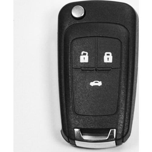 3 Button Replacement Flip Folding Remote Car Key Shell Case For Chevrolet Cruze Epica Lova Camaro Impala Aveo