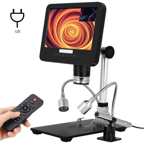 7In 2.0MP 200X Digital Microscope Industrial Inspection Electron Microscope Soldering Repairing PCB Microscopes