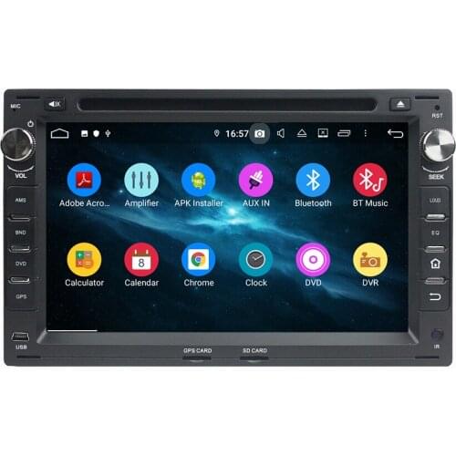 7" 2 Din Android 10.0 PX6 Car DVD Player 4+64GB For Volkswagen Passat B5 Golf 4 Polo Multimedia Player 6 Core Radio Audio DSP