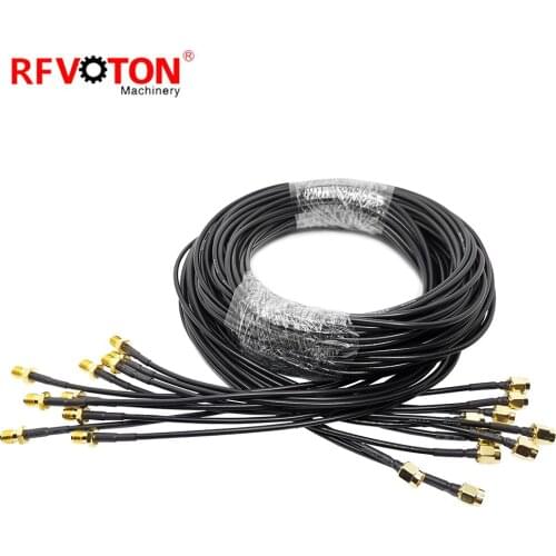 Free shipping 10Pieces SMA male to SMA female Jack for LMR100 Cable Assembly rf Pigtail Coaxial Cable 3m