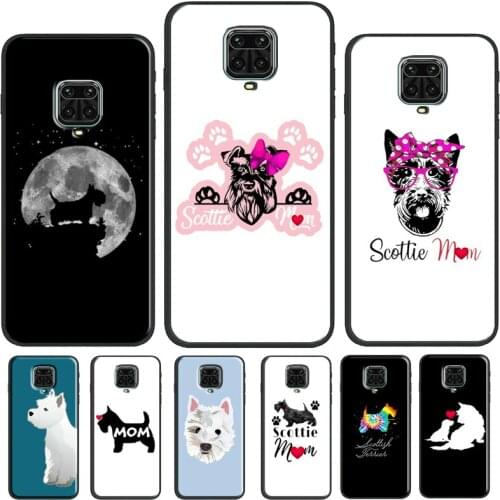 Westie Scottie Scottish Terrier Case For Xiaomi Redmi Note 10 Pro Note 7 8 9 Pro 8T 9S Back Cover For Redmi 9 9A 9C 9T K40