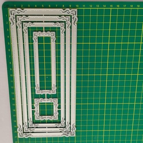 Long Frame Border 2021 New Metal Cutting Dies Stencils for DIY Scrapbooking Photo Album Decorative Embossing DIY Paper Cards