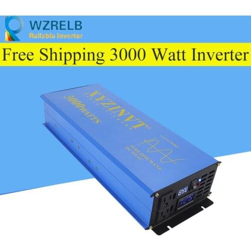 XYZ INVT Continuous Power 3000w Pure Sine Wave Solar Inverter 24V To 220V Off-grid Pure Sine Wave Solar Inverter Solar Converter