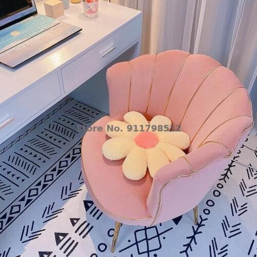 Computer sofa chair bedroom girl cute dressing stool makeup chair back chair home comfortable study desk chair