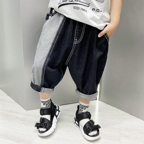 2020 Summer Autumn Baby Boys Jeans Childrens Pants Loose Pant Kids Denim Trousers High Quality