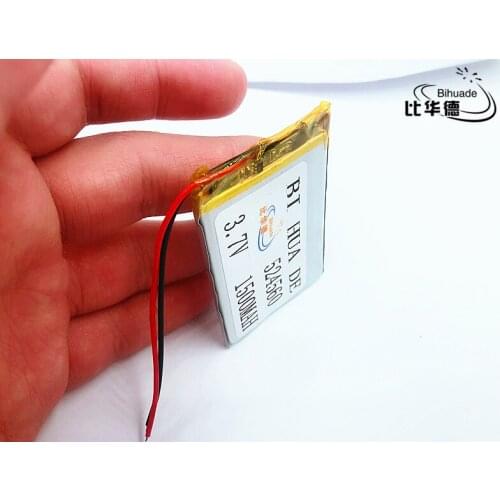 Li-Po 2pcs 3.7V,1500mAH,524560 Polymer lithium ion / Li-ion battery for TOY,POWER BANK,GPS,mp3,mp4,cell phone,speaker
