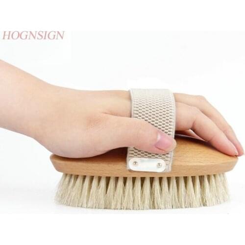 Massage Brush Body Exfoliating Dead Skin Bathing Massager Scrub Pig Bristle Back Artifact Shower Cleansing Health Care Tool