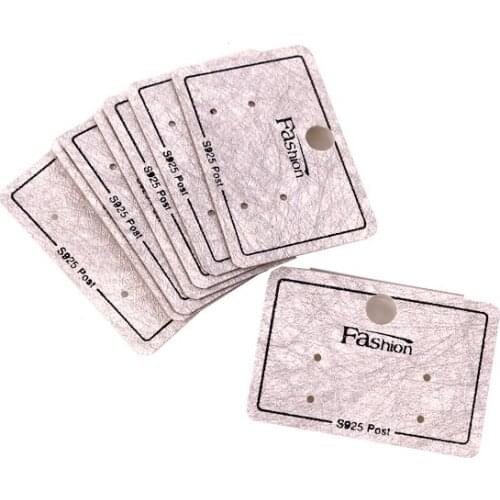 Fashion Jewelry Accessory Card 100pcs/lot 4.5*3cm Earring Organizer Card Jewelry Display Ear Packing Decoration