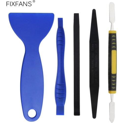 5 in 1 Pry Opening Tool Kit Anti Static Spudger Plastic Scraper Opener for iPhone Tablet Laptop Screen Battery Replacement Tools