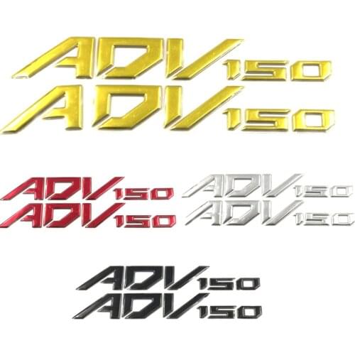 ADV150 Motorcycle Decals Sticker Emblem Badge 3D Decal Raised Tank Wheel Tank Decals Applique Emblem for Honda Scooter Stickers